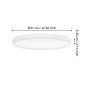 Preview: EGLOLED-Deckenleuchte Castagneto,  IP54 CCT Ø31cm 2500lm, 901532