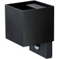 Preview: E2 Elektro Außenwandleuchte QUBE Sensor up&down, 7W, CCT, IP65, anthrazit, 2528000451696