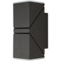 Preview: E2 Elektro Außenwandleuchte LYRA up&down, 12W, IP65, anthrazit, 2528000091696