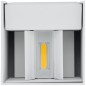 Preview: E2 Elektro Außenwandleuchte QUBE up&down, 7W, CCT, IP65, weiß, 2528000260196