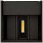 Preview: E2 Elektro Außenwandleuchte QUBE up&down, 7W, CCT, IP65, anthrazit, 2528000271696