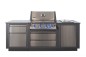 Preview: Napoleon OASIS™ 105 Outdoor-Küche, Einbaugrill P500 mit SIZZLE ZONE™ Seitenbrenner, 6 Brenner, ODK105-P500P-DE