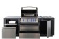 Preview: Napoleon OASIS™ 105 Outdoor-Küche, Einbaugrill P500 mit SIZZLE ZONE™ Seitenbrenner, 6 Brenner, ODK105-P500P-DE