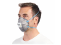 Preview: 3M Cool Flow FFP2 Atemschutzmaske mit Ventil 9922C2, geruchshemmend, Grau, 2 Stück