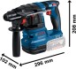 Preview: Bosch Professional 18V System Akku-Bohrhammer GBH 18V-22 Solo, in L-BOXX, 0611924001