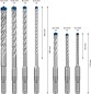 Preview: Bosch Professional 7x Expert SDS plus-7X Hammerbohrer Set Ø 5-12 mm 2608900195