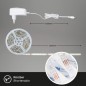 Preview: BRILONER - LED Band, LED Strip, LED Streifen 5m, selbstklebend, kürzbar, dimmbar, 2256-150