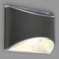 Preview: BRILONER – Solar LED Wandleuchte, 10 cm, anthrazit, 3133015