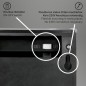 Preview: BRILONER – Solar LED Wandleuchte, 10 cm, anthrazit, 3133015