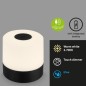 Preview: BRILONER LED Akku-Tischleuchte, 7 cm, Touch, 2W, 150lm, schwarz, 7461015