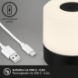 Preview: BRILONER LED Akku-Tischleuchte, 7 cm, Touch, 2W, 150lm, schwarz, 7461015