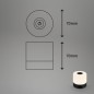Preview: BRILONER LED Akku-Tischleuchte, 7 cm, Touch, 2W, 150lm, schwarz, 7461015