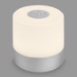 Preview: BRILONER LED Akku-Tischleuchte, 7 cm, Touch, USB-C, 2W, 150lm, chrom-matt, 7461014