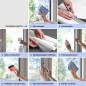 Preview: d-c-fix Fensterfolie static Frost, 90 cm x 1,5 m, selbstklebende blickdichte Sichtschutzfolie, F3385011