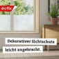 Preview: d-c-fix Fensterfolie Opal, 90 cm x 2,1 m, selbstklebende blickdichte Sichtschutzfolie, F3465372