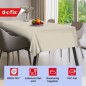 Preview: d-c-fix Tischdecke PVC-frei Almond, 140 cm, rund, F2362022