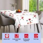 Preview: d-c-fix Tischdecke PVC-frei Poppyfield, 220 cm x 150 cm, eckig, F2361053