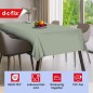 Preview: d-c-fix Tischdecke PVC-frei Sage Green, 180 x 140 cm, eckig, F2362031