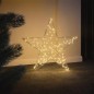 Preview: Dekoleuchte, LED Stern aus Metalldraht 120 LEDs, 140535