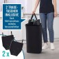 Preview: EASYmaxx Pfandflaschen Sammelbehälter 100 l, mit 2 x Flaschentasche,  15478