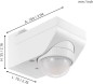 Preview: EGLO Bewegungsmelder Detect me 4, inkl. Tageslichtsensor, IP44, 97466