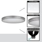 Preview: EGLO LED Deckenleuchte Orotava, dimmbar mit Fernbedienung, DM 39,5 cm, 75705