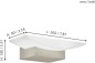 Preview: EGLO LED Wandlampe Metrass, Wandbeleuchtung für Innen aus Aluminium und Kunststoff, warmweiß, 96038