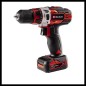 Preview: Einhell Akku-Bohrschrauber-Set TE-CD 12/1 Li +22+CL (2x2.0Ah) 4513598