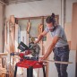 Preview: Einhell Zug-Kapp-Gehrungssäge TC-SM 2531/2 U (1900 W, 4.800 U/min, Ø254 x ø30 mm Sägeblatt, Laser, neigbarer Sägekopf, inkl. HM-Sägeblatt) TC-SM Single (Neuheit 2020) 4300805