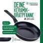 Preview: Fackelmann Chefkoch Aluminium-Pfanne Bielefeld Ø24 cm, mit Keramik-Antihaft-Beschichtung, 23364