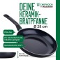 Preview: Fackelmann Chefkoch Aluminium-Pfanne Bielefeld Ø28 cm, mit Keramik-Antihaft-Beschichtung, 23365