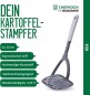 Preview: Fackelmann CHEFKOCH Kartoffelstampfer Köln. Hitzebeständig bis 270°C, Spülmaschinengeeignet, 23524