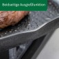Preview: Fackelmann Chefkoch Keramik-Grillpfanne Hamburg, Hochwertige 28 cm Antihaft-Pfanne aus recyceltem Aluminium, 23721
