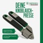 Preview: Fackelmann Chefkoch Knoblauchpresse Premium – Ideal zum Pressen von Knoblauch & Co, 19 cm, 23113