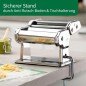 Preview: Fackelmann Chefkoch Nudelmaschine für leckere Pasta, Inklusive Tischhalterung und Anti-Rutsch-Boden, 23440