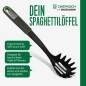 Preview: Fackelmann Chefkoch Spaghetti-Zange Premium, Hitzebeständig bis 270°C, Soft-Touch-Griff, 23105