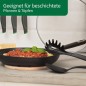 Preview: Fackelmann Chefkoch Spaghetti-Zange Premium, Hitzebeständig bis 270°C, Soft-Touch-Griff, 23105
