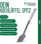 Preview: Fackelmann Chefkoch Spitzlöffel Köln, hitzebeständig bis 270°C, aus recyceltem Material, 23526