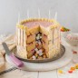 Preview: Fackelmann Dekorierspatel gewinkelt Sweet Sensation, 22cm, Frozen Rose, 684693