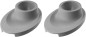 Preview: Fackelmann Eierbecher Eco, 2 Stk, grau, 33021