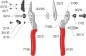 Preview: FELCO 32 Einhand-Baum-, Reb-, Gartenschere, mit gebogenem Amboss, Felco 32