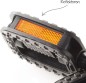 Preview: FISCHER Pedale mit Anti-Rutsch und Reflektoren, passend für alle Fahrradtypen, Schwarz, 85835