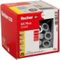 Preview: Fischer Spreizdübel SX Plus 12 x 60, Schachtel mit 25 Nylondübeln, 568012