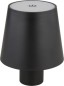 Preview: GLOBO Akku LED Tischleuchte VANNIE, Flaschenleuchte, H 13 cm, dimmbar, schwarz, 58438GS