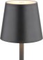 Preview: GLOBO Akku LED Tischleuchte VANNIE, H 36 cm, dimmbar, schwarz, 58438G