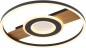 Preview: Globo Deckenlampe Deckenleuchte Wohnzimmerlampe Holzoptik Kristalle LED D 40,5 cm 67323-24