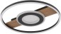 Preview: Globo Deckenlampe Deckenleuchte Wohnzimmerlampe Holzoptik Kristalle LED D 40,5 cm 67323-24