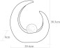 Preview: Globo LED Mondsichel Solarleuchte, 33469