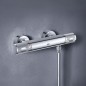 Preview: GROHE Precision Feel Thermostat  Duscharmatur, Verbrühschutz, Sicherheitssperre bei 38°C, chrom, 34790000