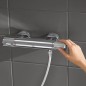Preview: GROHE Precision Feel Thermostat  Duscharmatur, Verbrühschutz, Sicherheitssperre bei 38°C, chrom, 34790000